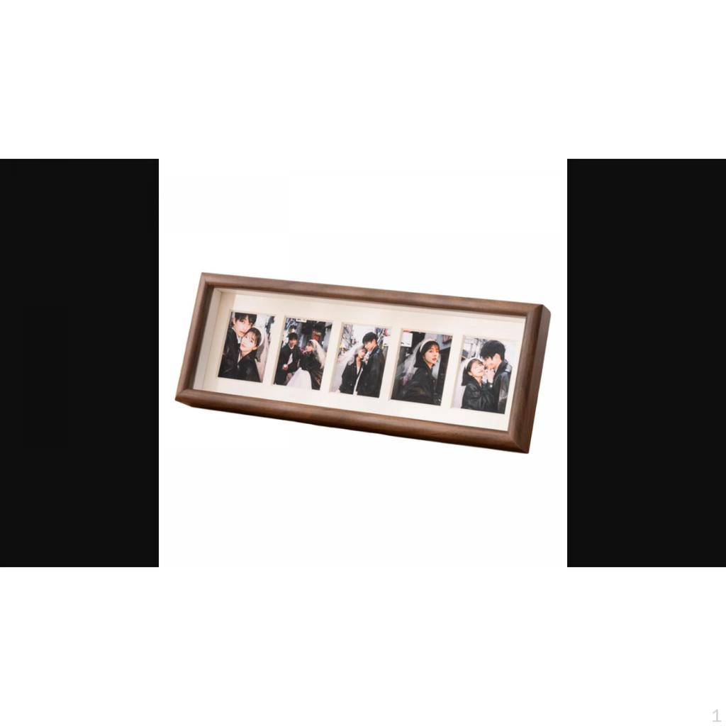 MultiPhoto photo arrangement Picture Frame, DIY Wedding Gift, desktop Display Wood 10.2x15.2cm