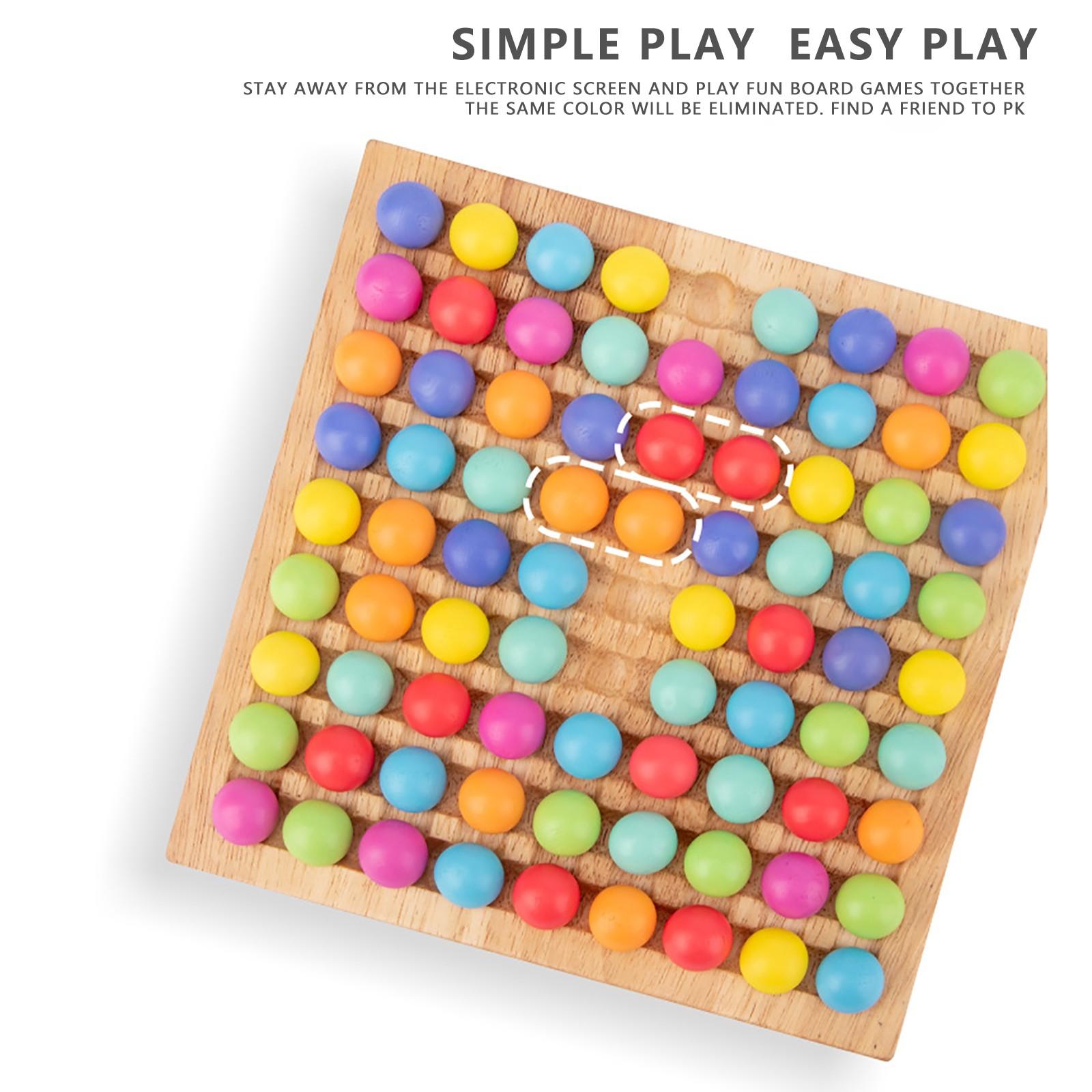 Nikitas деревянные игры Go набор точек бусины настольные игры игрушка Радуга зажим бусины — фото 8