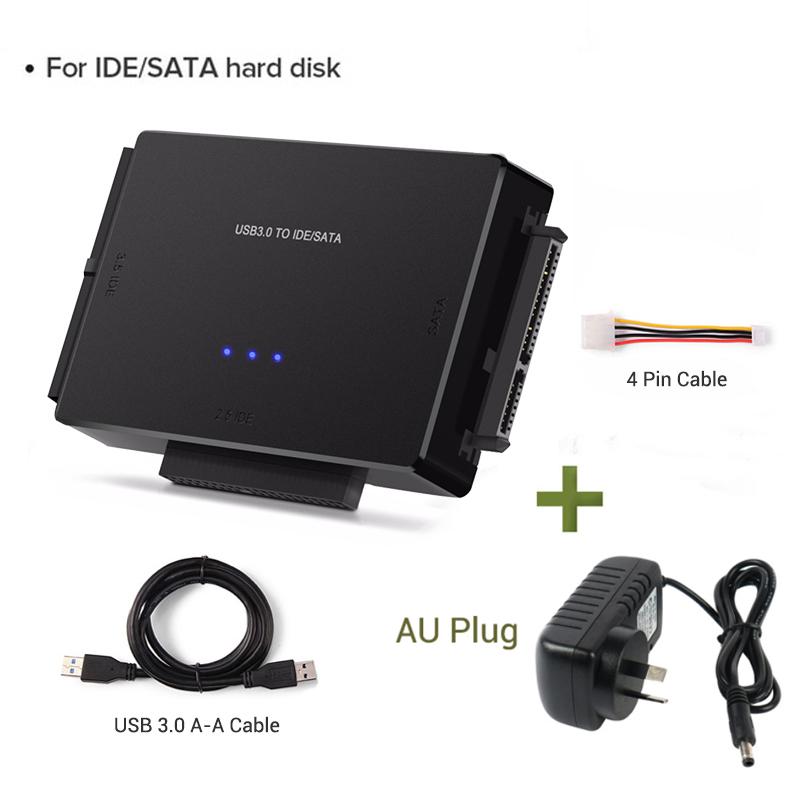 Xiaomi SATA/IDE to USB 3.0 Adapter Hard Drive Adapter Cable Converter for 2.5/3.5 Inch SATA and IDE HDD Support 6TB For PC Macbook