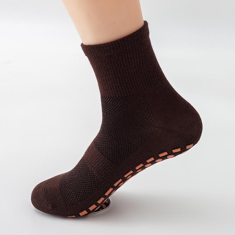 Children's Non-Slip Mid-Calf Trampoline Socks with Gel Dots - Breathable for Early Education & Play Areas