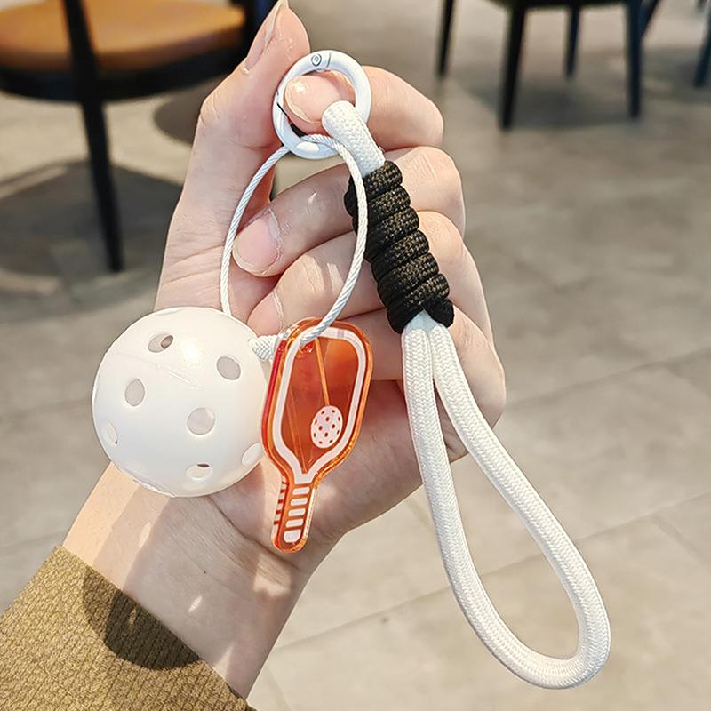 Creative Pickleball Keychain For Sports Lovers Bags Wallets Car Key Pendants Cute Fun Pickleball Keychain Gifts