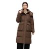 Waist Thin Down Cotton-padded Clothes Women's Medium and Long Winter Fashion Thickened Warm Cotton-padded Clothes Jacket Cotton-padded Jacket