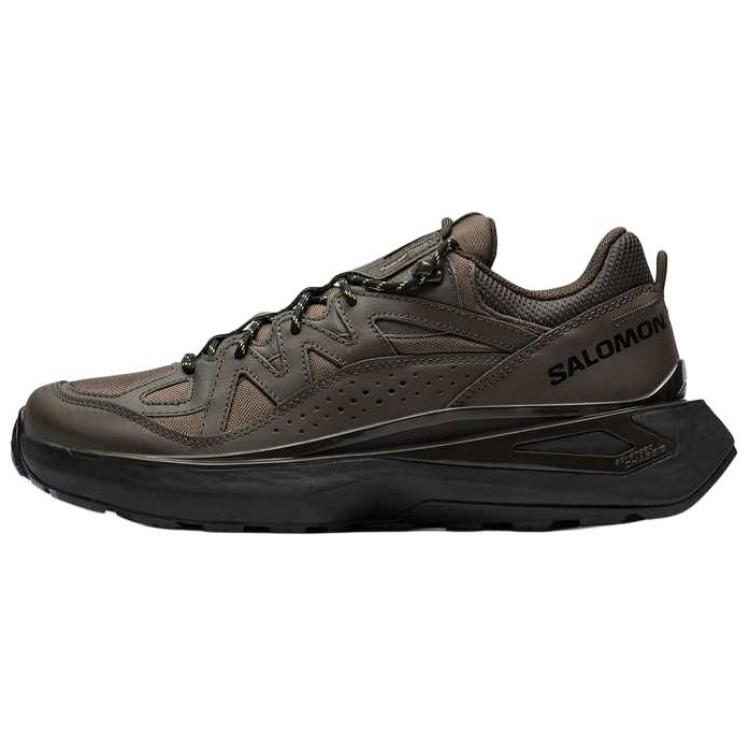 Salomon Odyssey Elmt Low Ltr Soft Comfortable Breathable Lightweight Durable Low Top Lifestyle Casual Shoes Unisex Shoes Brown 476757