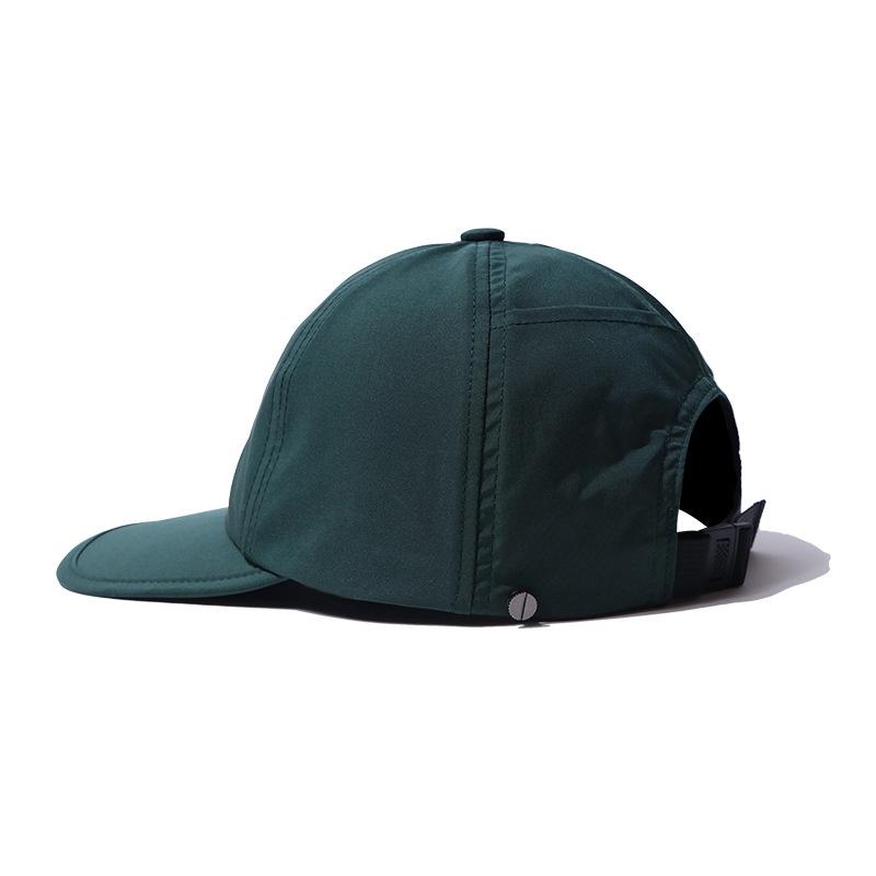 Japanische Minimalistische Unifarbene Baseballkappe mit Maskenaufbewahrungstasche UV-Schutz Outdoor Ganzjahresmütze für Herren Damen