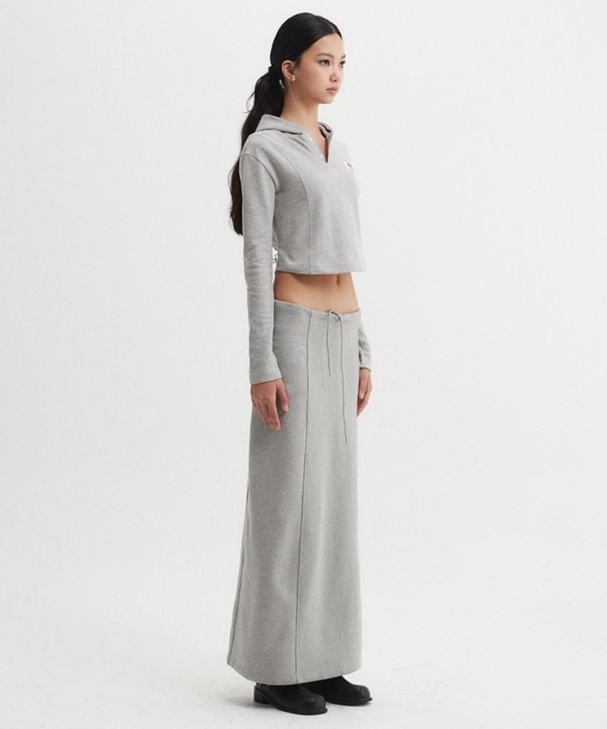 Diaeneseualumeon I Love Long Skirt Gray
