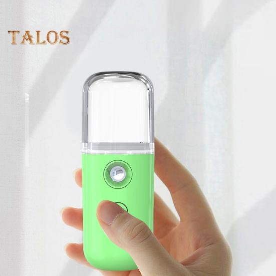 Mini Travel Steamer Cordless Lightweight USB Rechargeable Portable Handheld Steamer for Easy Refill Micro-Particle Mist Skin Hydration