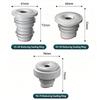 Silicone Water Drains Connector Anti-odor Leakage Protection Floor Drain Seal Ring Washing Machine Water Plug Kitchen Sink