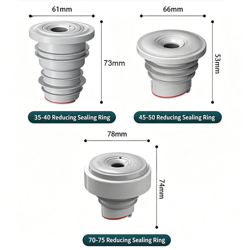 Silicone Water Drains Connector Anti-odor Leakage Protection Floor Drain Seal Ring Washing Machine Water Plug Kitchen Sink