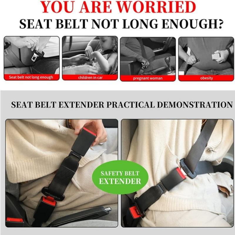 For Car Universal Seat Belt Extender, Pregnant Women, Fat People Lengthened and Upgraded Seat Belt Extension Belt