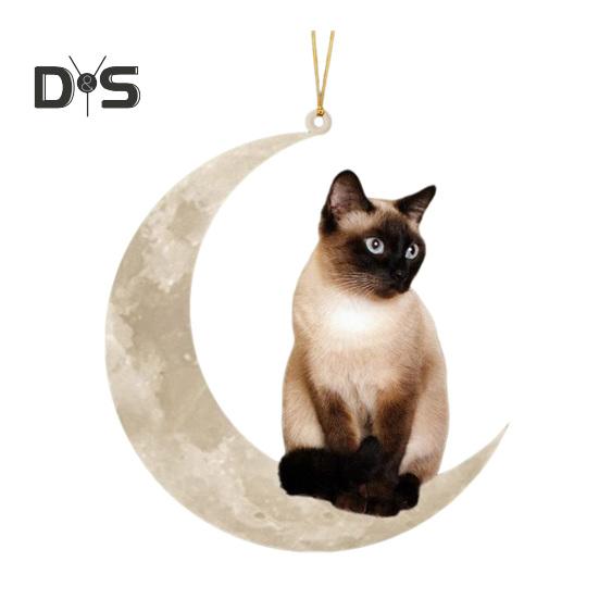 

Акриловая подвеска для собаки, рождественская елка, подвесное украшение для кошки и собаки, рождественское украшение для автомобиля, украшение каминной полки 1