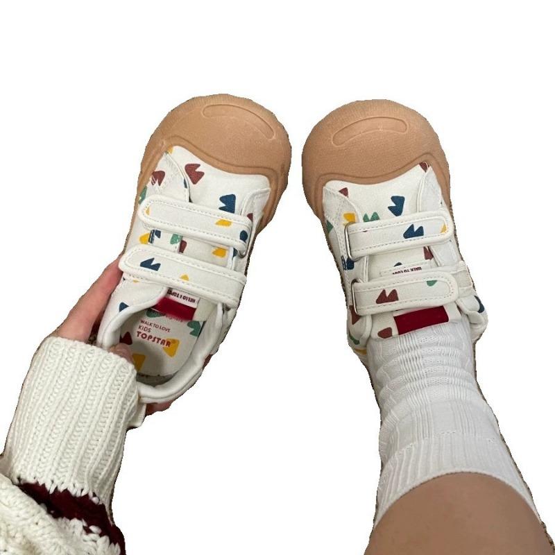 Niche Baby Shoes Women's Autumn New Platform Casual Versatile Cute Cute Cute Big Head Shoes Little White Shoes Sports Board Shoes