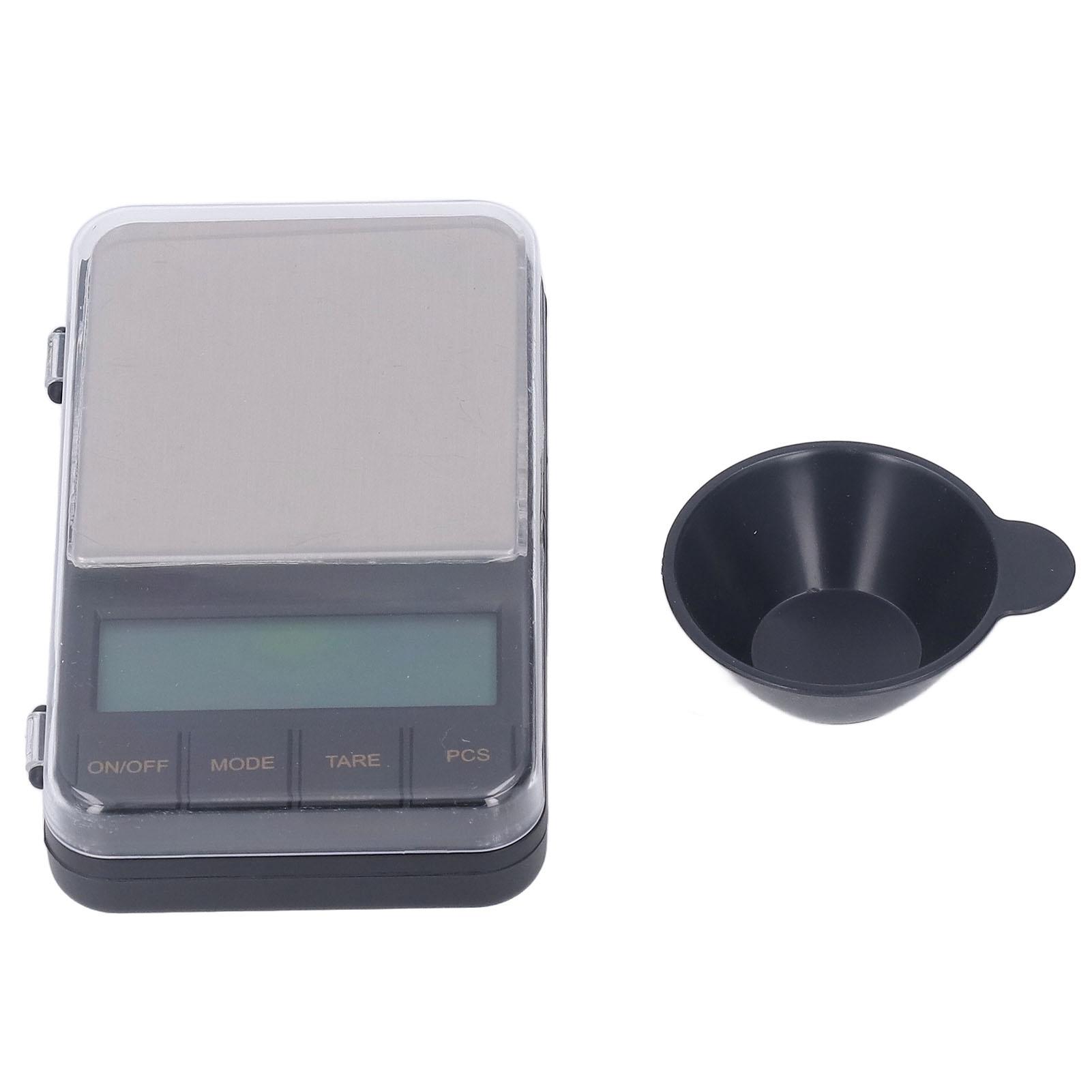 

Digital Pocket Scale 500g By 0.01g LCD Blue Screen Backlit Display Zero Setting Tare Function