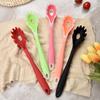 28cm Long Handle Spaghetti Spoon Silicone Noodle Serving Strainer Scoop Colander Slot Spoon Pasta Noodle Colander Kitchen Gadget