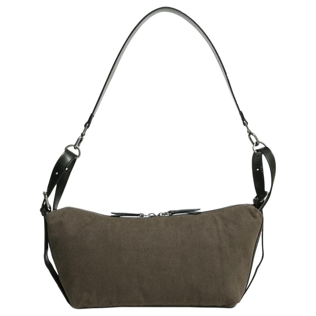 Adidas Originals Classic Logo Zipper Shoulder Bag Women Shoulder Bag Brown KT0864