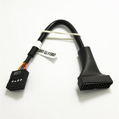 15cm PC Internes USB 2.0 9-Pin Buchse auf USB 3.0 19-Pin Stecker Adapterkabel