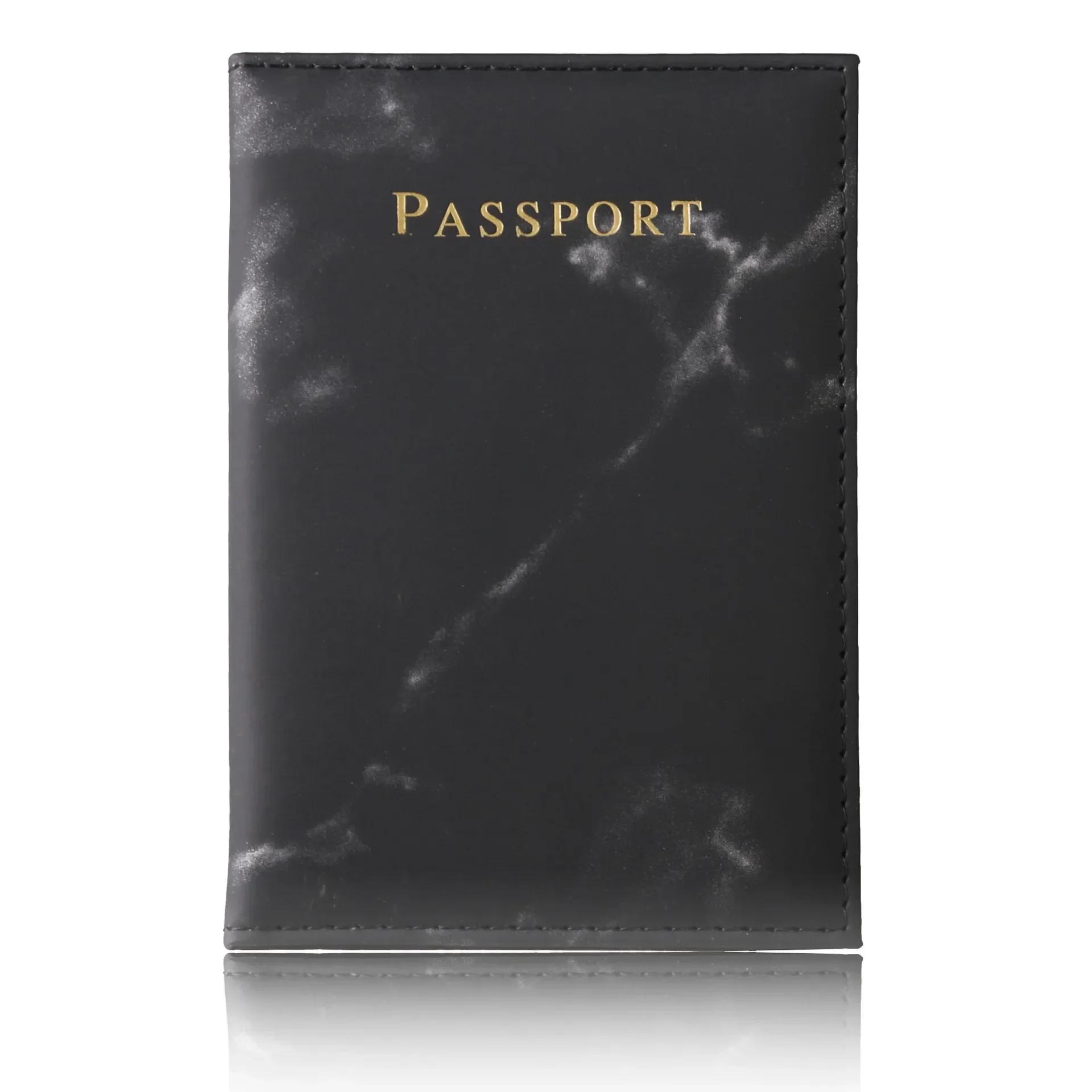 

Pu Leather Passport Cover Simple Letter Plane Pattern Men Women Travel Wedding Passport Covers Holder Fashion Wedding Gift