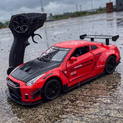 Remote Control 1:24 Nissan GTR R35 Widebody Track Modified Alloy Car Diecasts & Vehicles Car Model Miniature Scale Model Car Toy