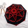 Stained Star Mandala Umbrella, Portable 3-Fold Umbrella for Men & Women,Christmas Gift ES131