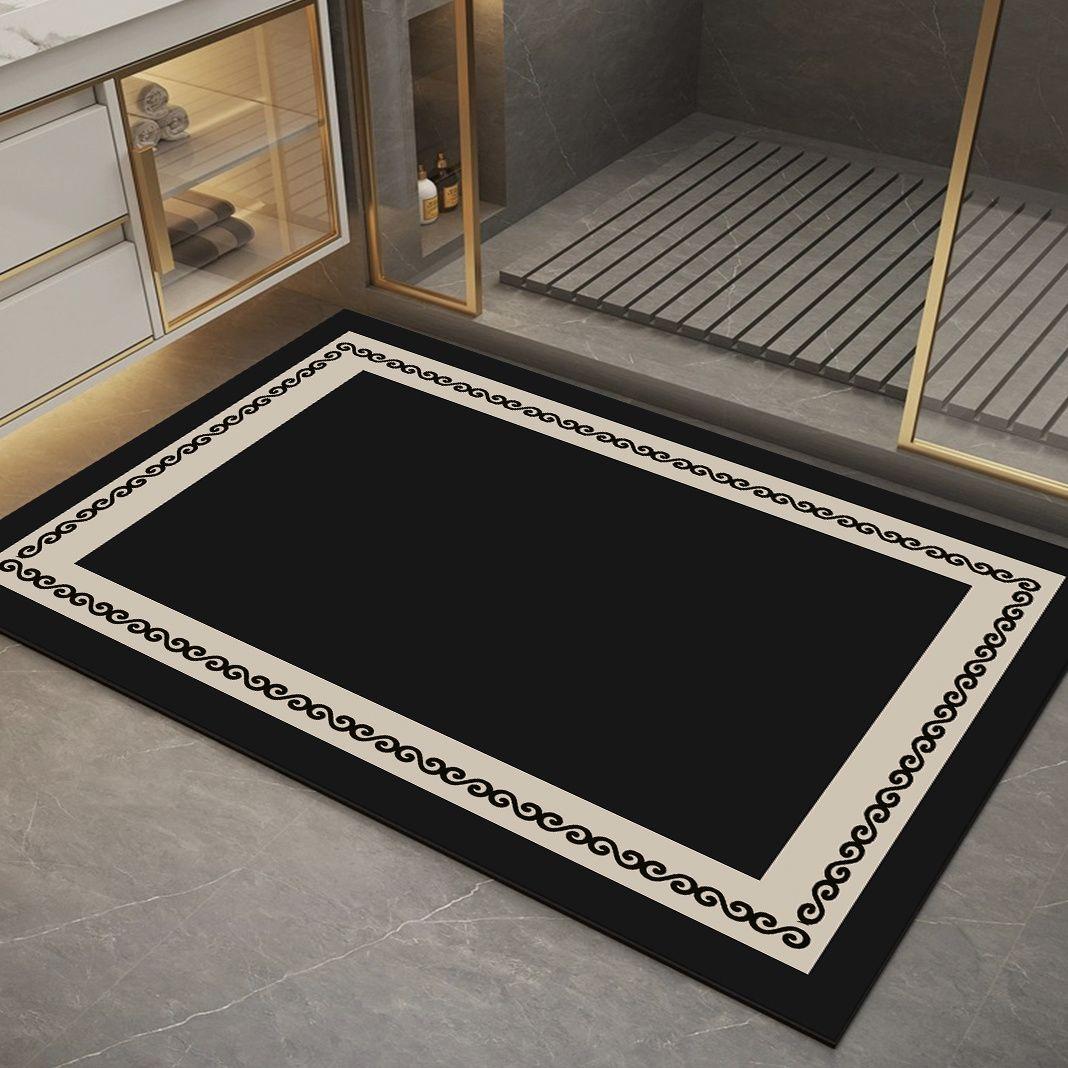 

Простой коврик для пола из диатомовой грязи для ванной, впитывающий коврик для ванной, нескользящий, для кухни, двери, туалета, ванной комнаты, водопоглощение 40X60cm 15.7X23.6in