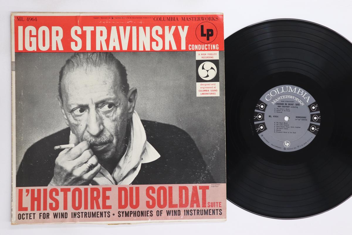 

LP Record IGOR STRAVINSKY, NORTH WEST GERMAN - Stravinsky L histoire Du Soldat Sui ML4964 COLUMBIA 1955 US Classical Used