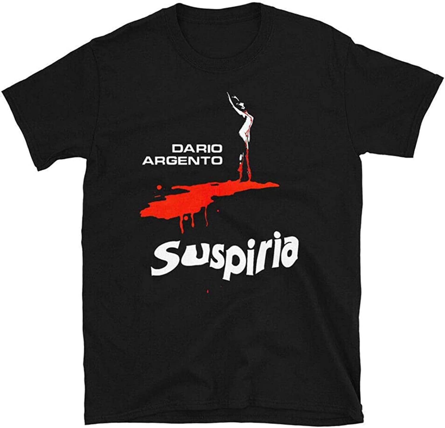 Suspiria Mens Men T Shirt 1977 Vintage Horror Retro Cult 3XL чёрный