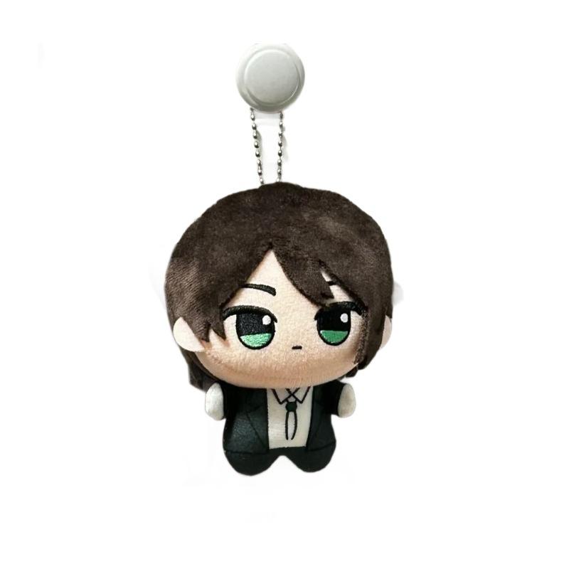 10cm Anime Levi Ackerman Cosplay Plush Doll Pendant Attack On Titan Eren Stuffed Toy Birthday Gift