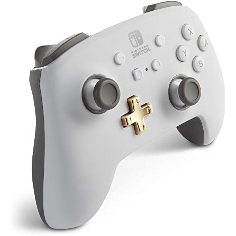 [Nintendo Licensed Product] PowerA Power Enhanced Wireless Controller for Nintendo Switch - White...