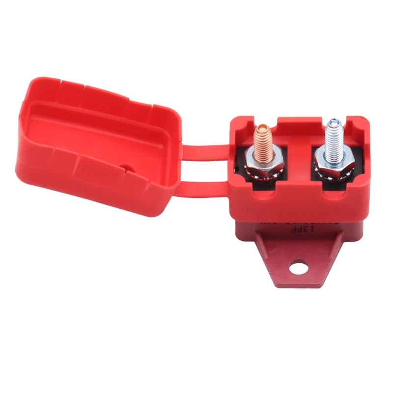 10A Circuit Breakers Auto Reset Function with Waterproof Cover Studs Bolt for Automotive, Marine, Trailers
