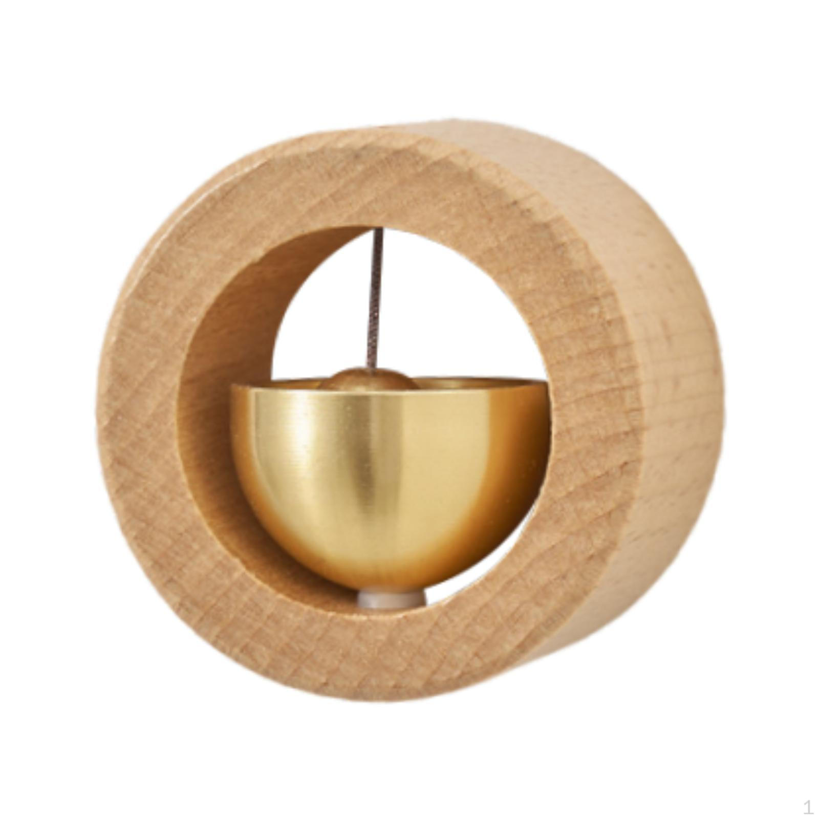 

Shopkeeper s Door Opening, Unique Wooden Doorbell for Refrigerator, House Entrance round