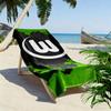 VfL Wolfsburg Print Strandtuch, Großes Weiches Schnelltrocknendes Handtuch für Strand Camping Schwimmen