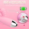 2 In 1 Licking Machine Vibrator For Women Clitoris Stimulator G-Spot Powerful Vibro Dildo Wand Female Clit Sucker Adult Sex Toys