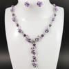 Rose Alloy Bridal Jewelry Set: European & American Style Necklace and Dress Accessories