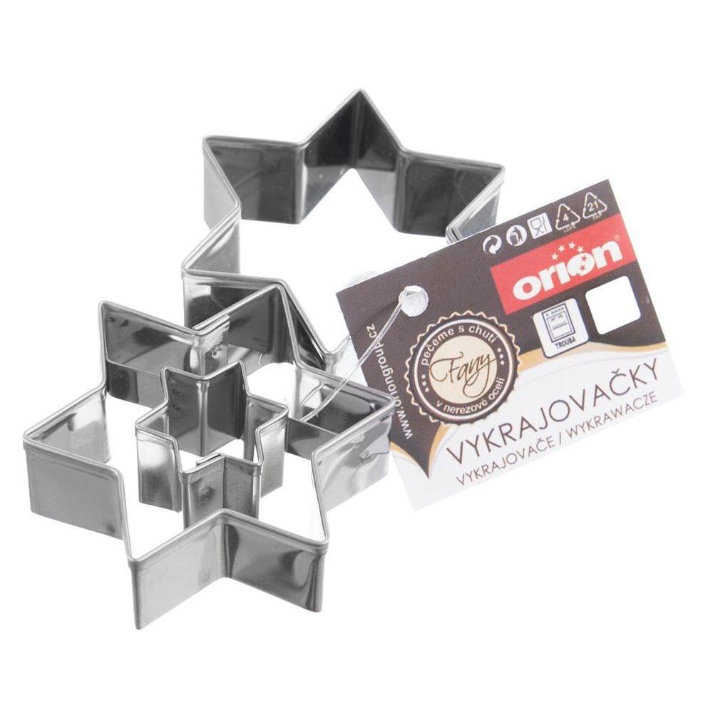 Orion Star Stainless Steel Pastry Cutter Set - 2 Pieces