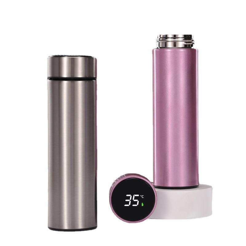 Business Straight Cup 304 Stainless Steel Thermos Cup, Business Gift Cup, Portable Smart Temperature Cup
