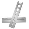 Adjustable Multifunctional Tile Hole Punch and Positioning Ruler