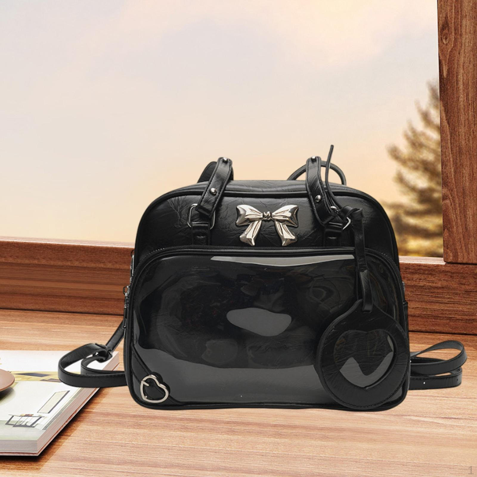 

Ita Bag Backpack for Women with PU Leather Anime Display And Shopping срібний