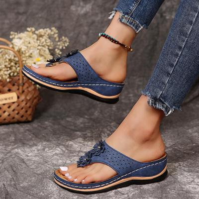 Chinelos com Clip no Dedo do Pé Femininos Sandálias Ortopédicas Premium Abertas na Ponta Calçado de Verão Feminino Sandálias Femininas Sapatos de Senhora Praia Mujer