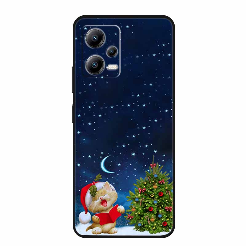 

Christmas Cover For Redmi Note 12 Pro Plus 5G Cases Note12 4G 12S Soft TPU Silicone Back Covers for Redmi 9C NFC 10C 10 Redmi10C Redmi Note 12 4G