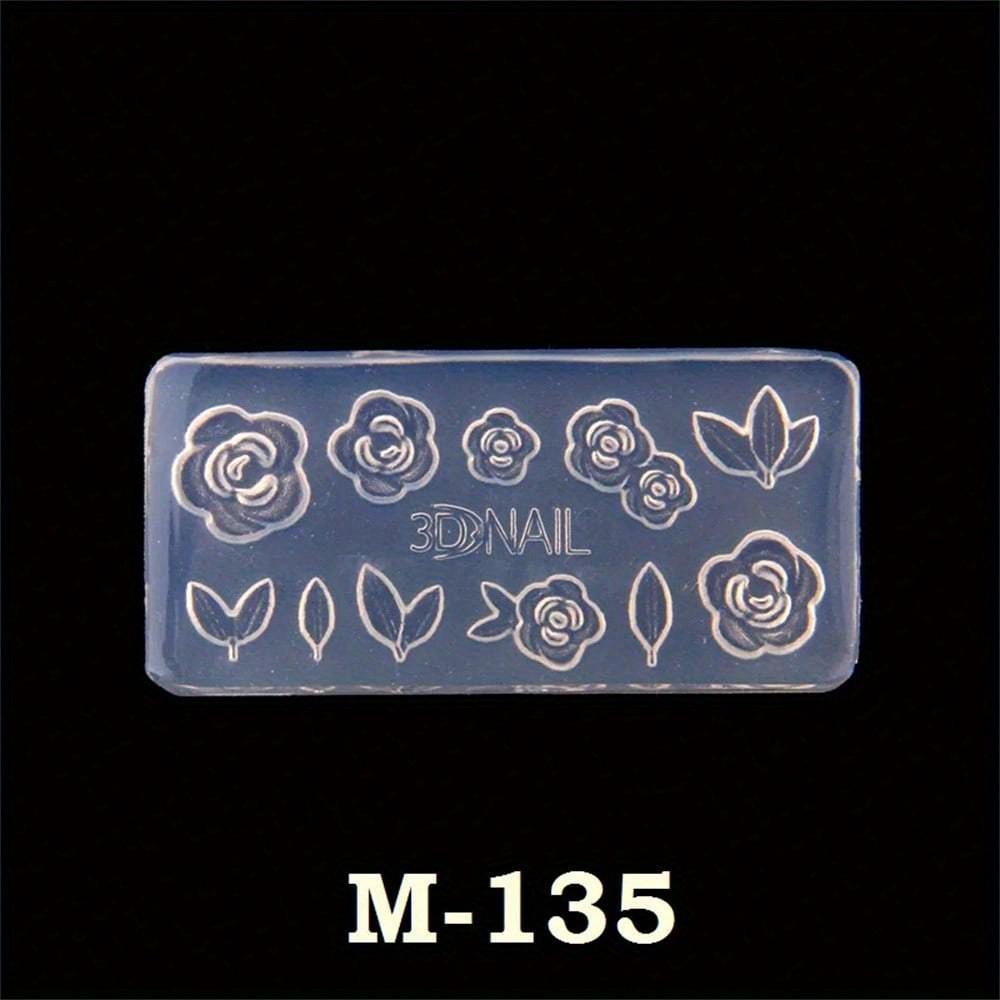 

1 шт. 3D силиконовая форма из смолы для украшений для ногтей, силиконовые формы для DIY, дизайн ювелирных изделий, серег, подвесок, маникюр для нейл-арта