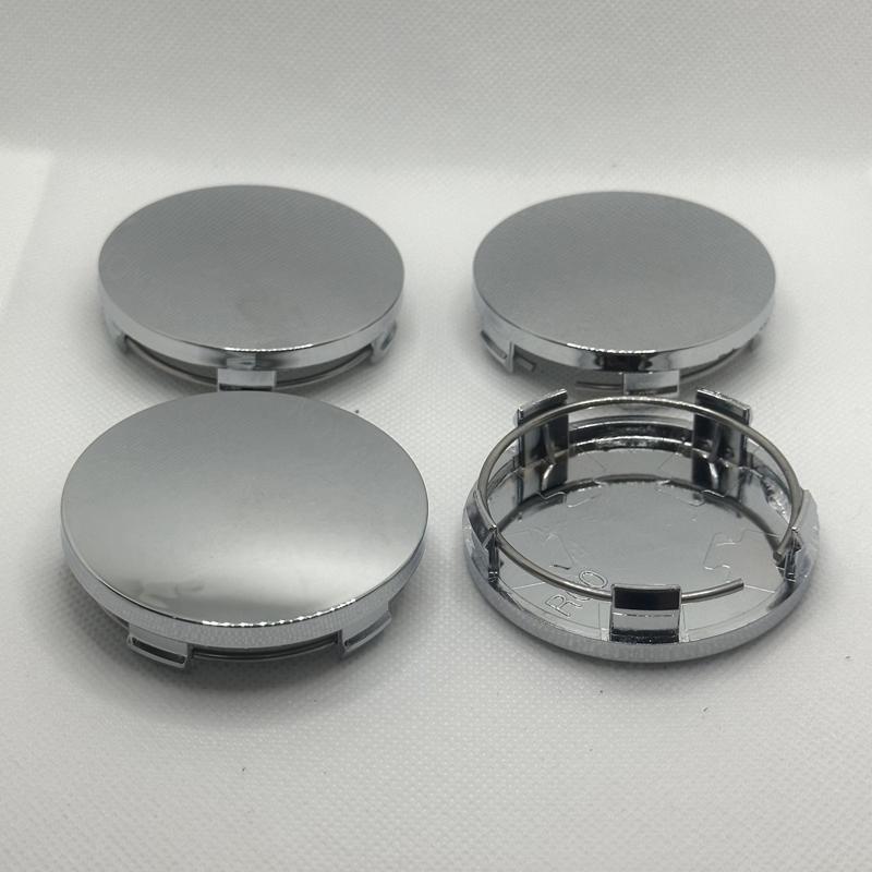 

4Pcs/Set 60mm ABS Car Wheel Hub Center Cap Cover Black Silver Universal Vehicle Rims Dust- proof Cover Hubcaps Hub Center Cover срібний