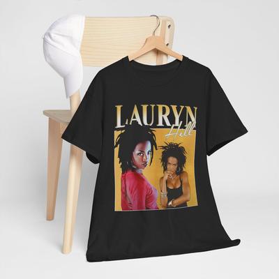 Lauryn Hill The Fugees Musiker Sänger Marine Schwarz T-Shirts T-Shirt Größe S-5XL