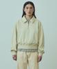 UNIFORM BRIDGE Half Zip-Up Sweatshirt(Women) Dusty Yellow