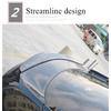 39" Glossy Black Pu Car Rear Roof Lip Trunk Spoiler Wing Lid Tail Sticker Trim