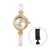 Relógio Pulseira de Pérolas Feminino Fofo: Visor Analógico, Elegante, Relógio Bracelete à Prova d'Água, Relógio Pulseira, Relógio da Moda para Mulheres - Presente Perfeito para