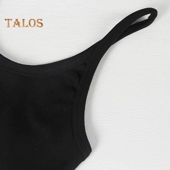 Dámské tílko bez rukávů, špagetové ramínko, kulatý výstřih, žebrovaný pletený tílko, slim střih, základní tílko, pro denní nošení, pláž, kancelář