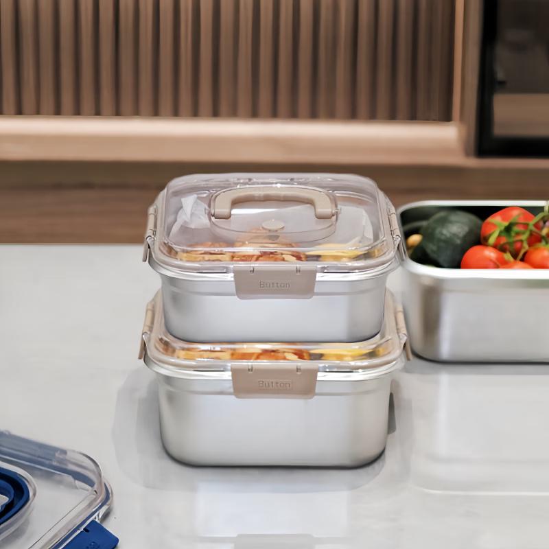 DM Stainless Steel Portable Lunch Box Set