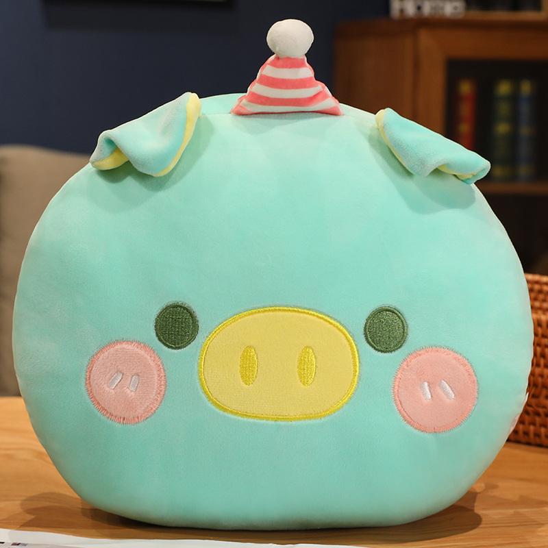 30cm Cartoon Tier Plüsch Kleines Kissen Hände Warm Halter Daunenbaumwolle Weich Katze Pinguin Dinosaurier Ente Bär Plüschtier Peluche Geschenk