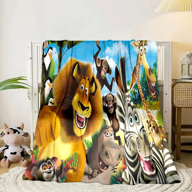 Coperta avventura pinguini Coperta in flanella per letto, divano, Campeggio, Escursionismo, Essenziali per picnic, regalo per la famiglia Regali per fan
