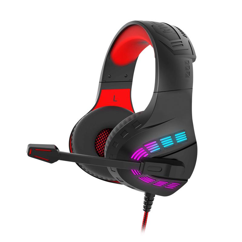 Headphones 3.5mm Wired Gaming Headset Earphones Music For PS4 Play Station 4 Game PC Chat computer With Microphone