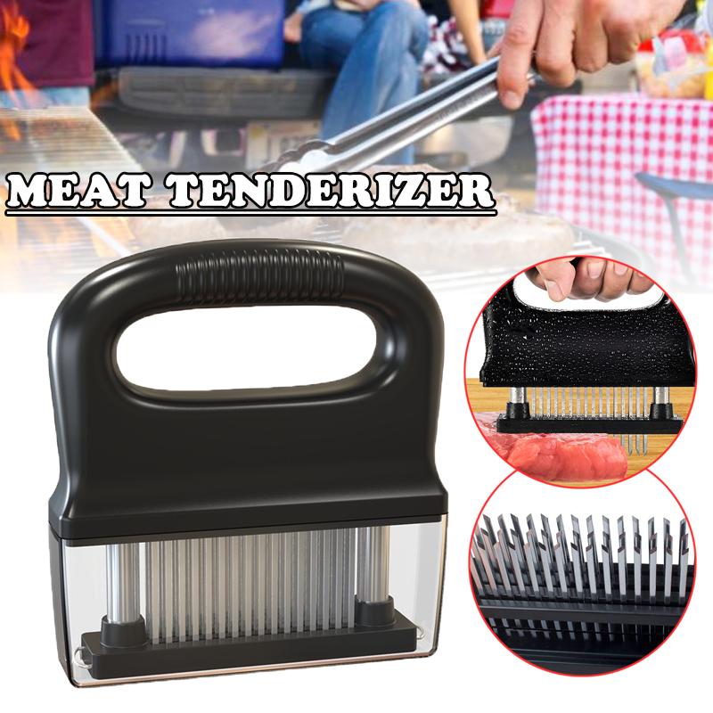 

Новый размягчитель мяса PDTO с 48 сверхострыми игольчатыми лезвиями из нержавеющей стали, инструмент для барбекю